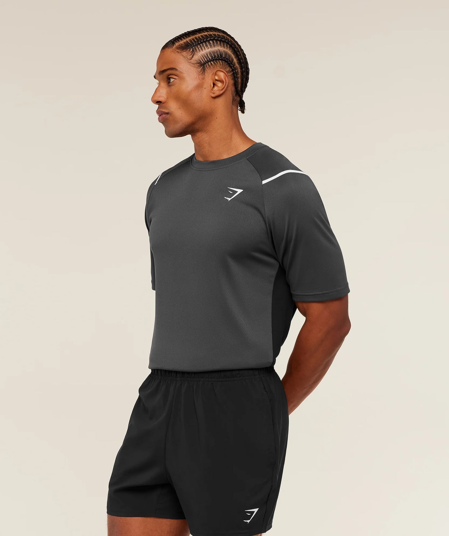 Playera Arrival Contrast - Gris/Negro
