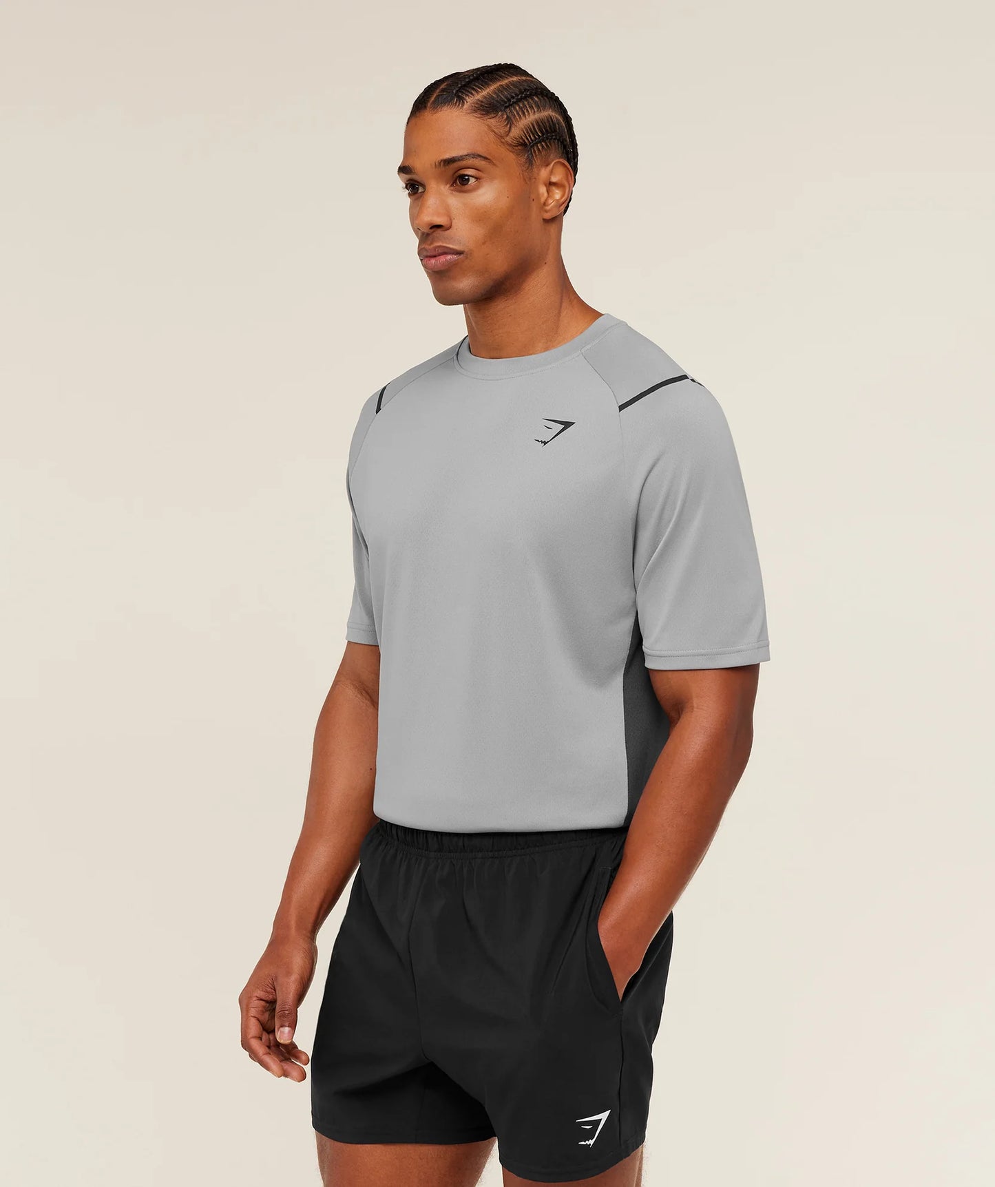 Playera Arrival Contrast - Gris