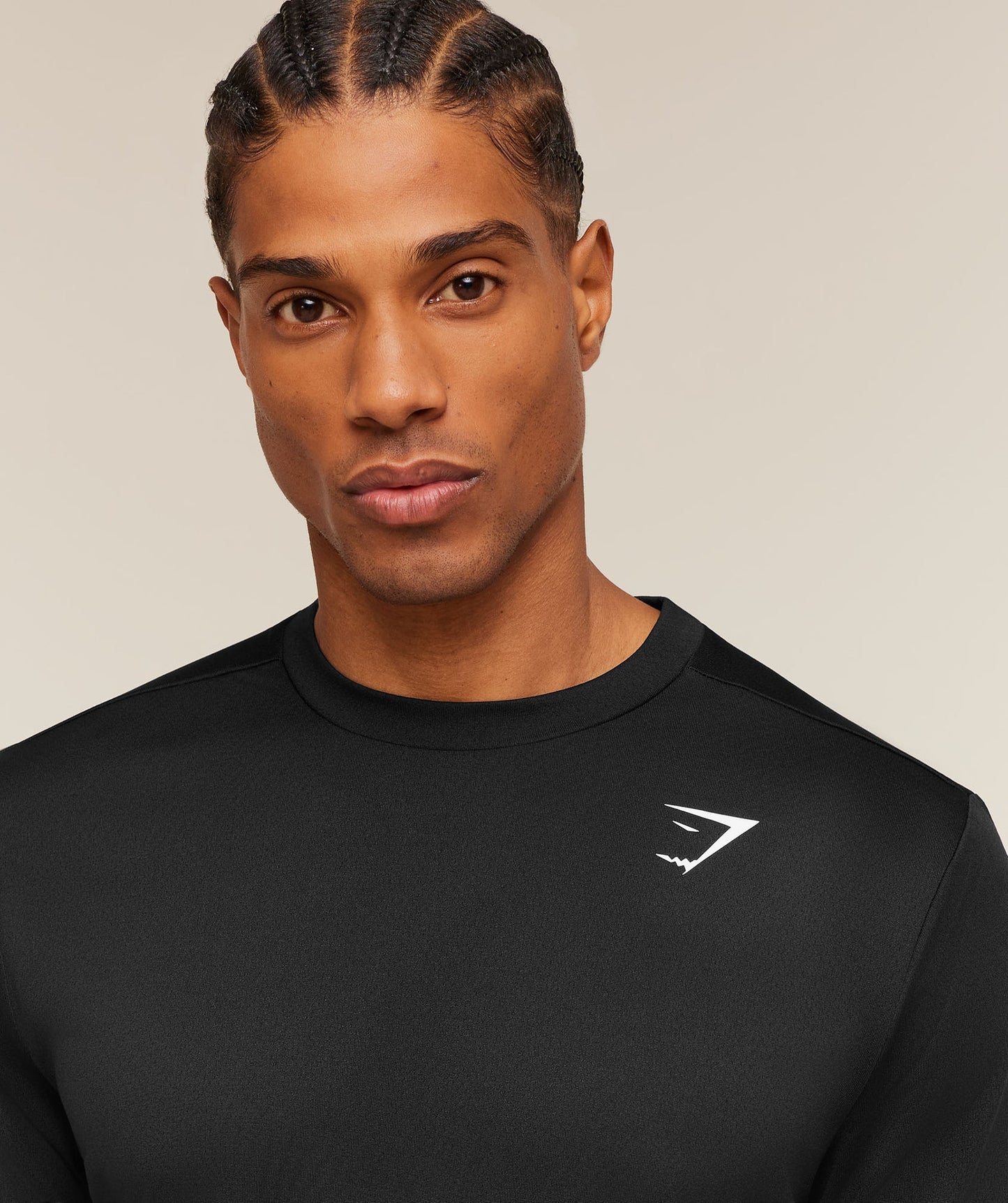 Playera Arrival Manga Larga - Negra
