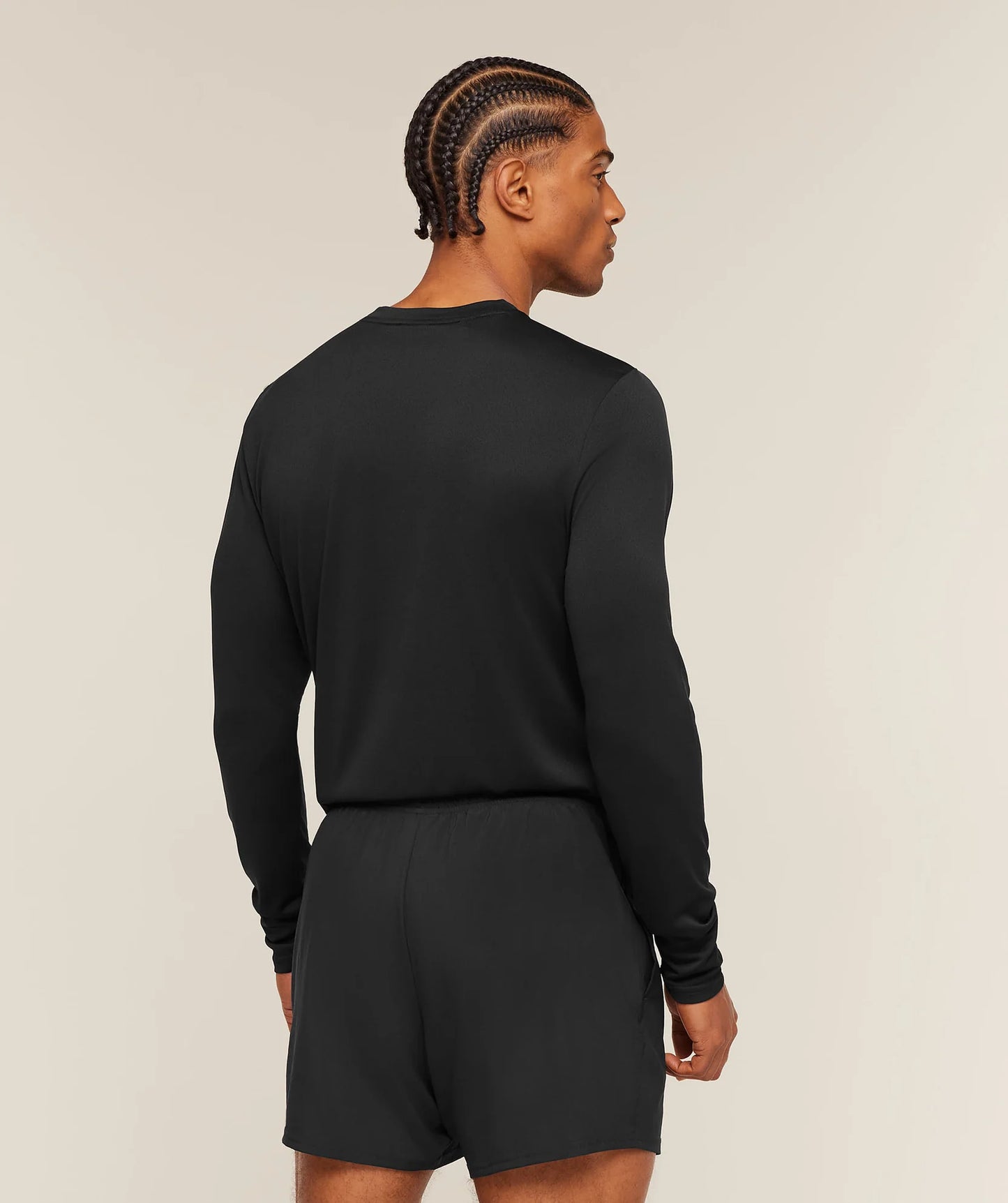 Playera Arrival Manga Larga - Negra