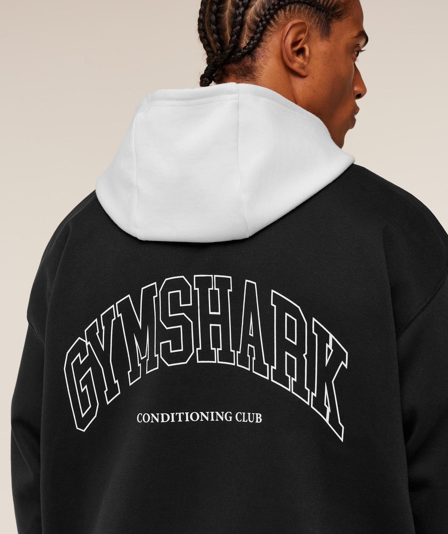Hoodie Collegiate - Negra