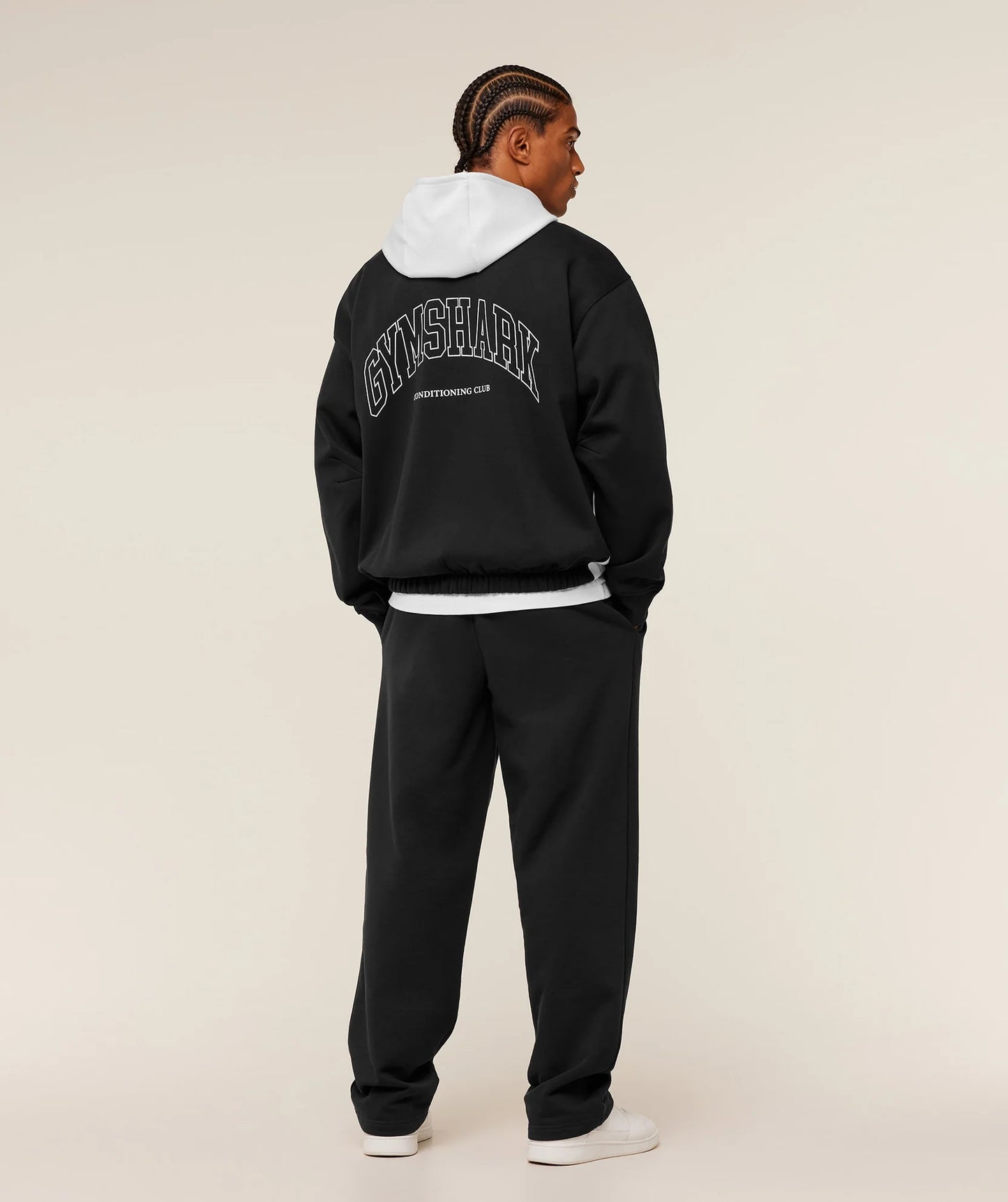 Hoodie Collegiate - Negra