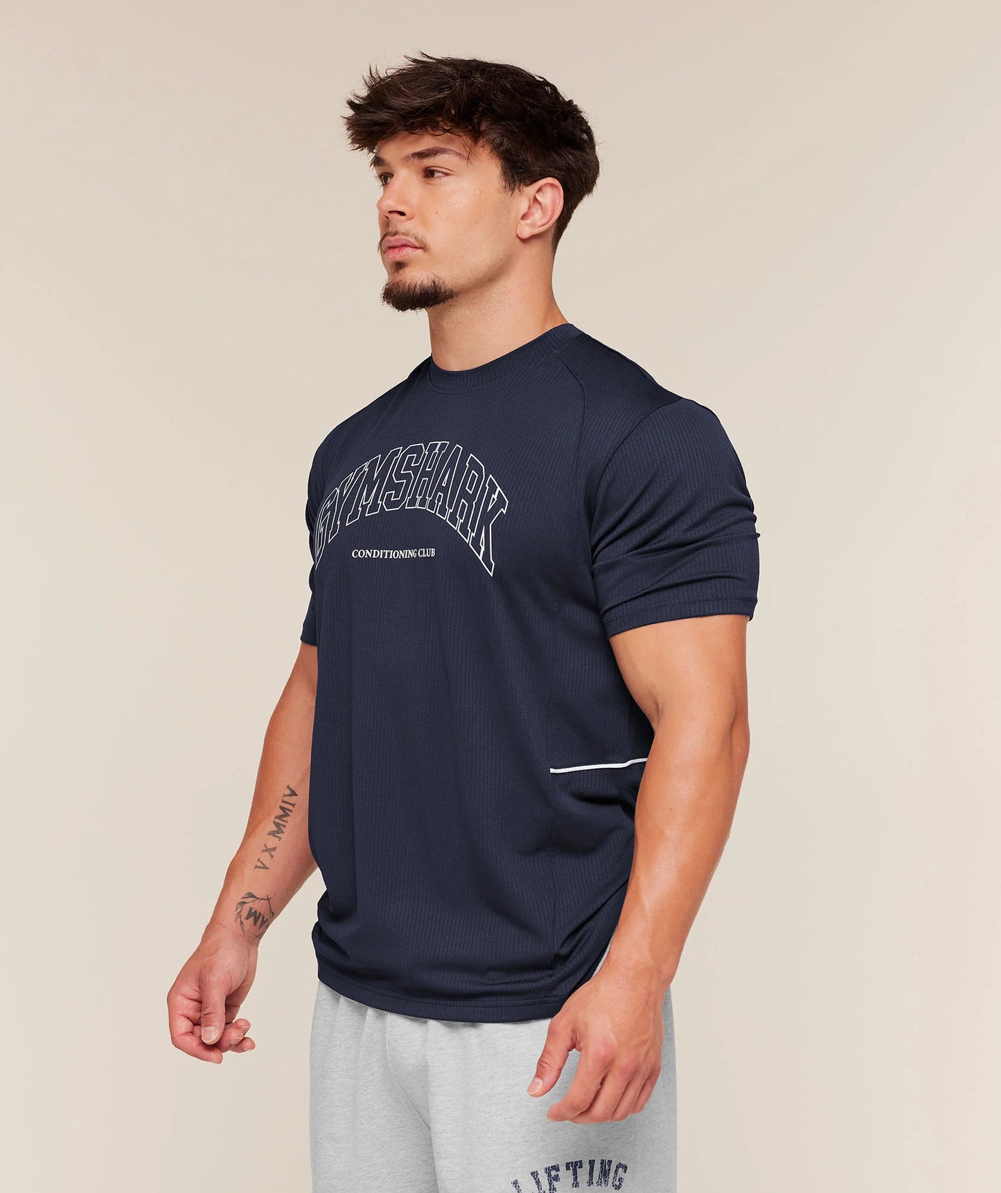 Playera Collegiate - Azul
