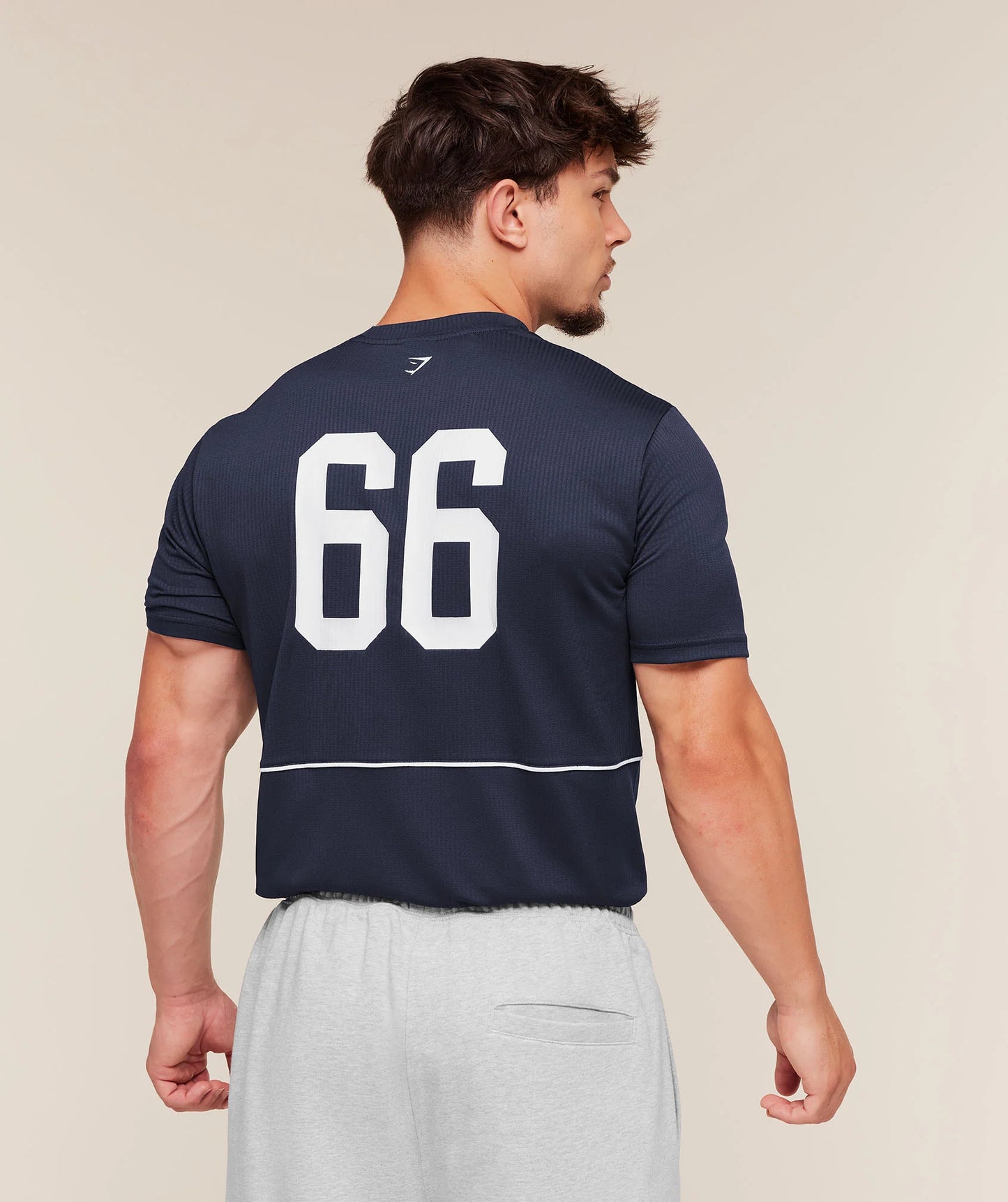 Playera Collegiate - Azul