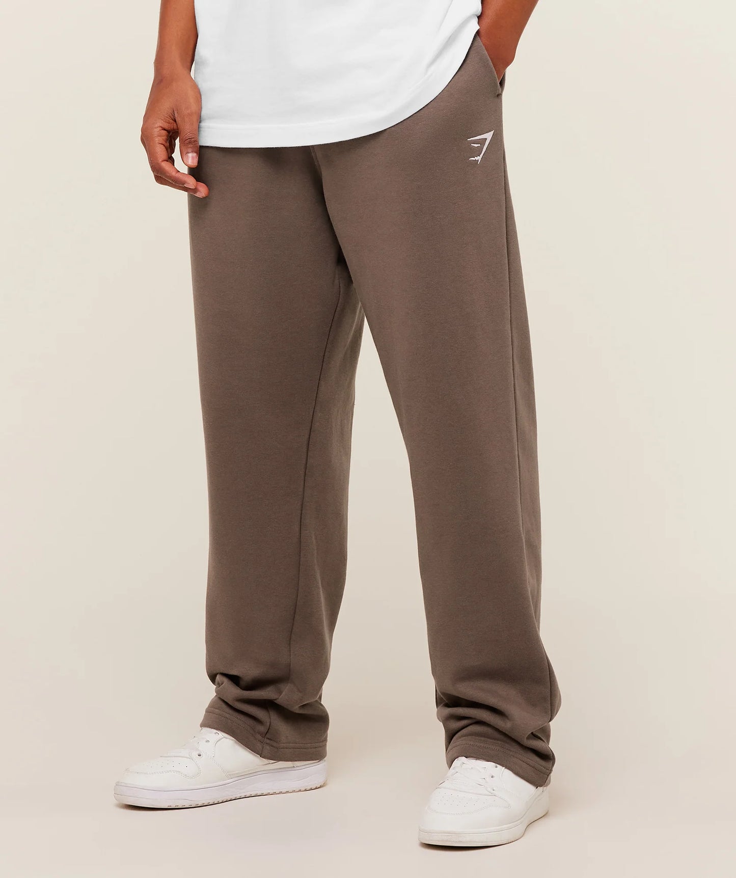 Jogger Bordado Recto - Café