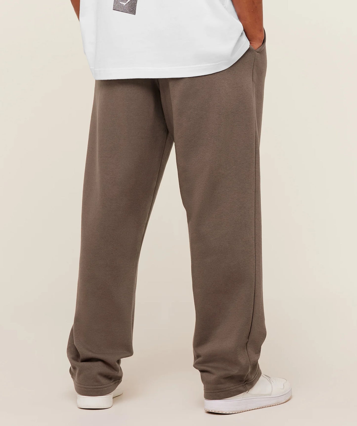 Jogger Bordado Recto - Café