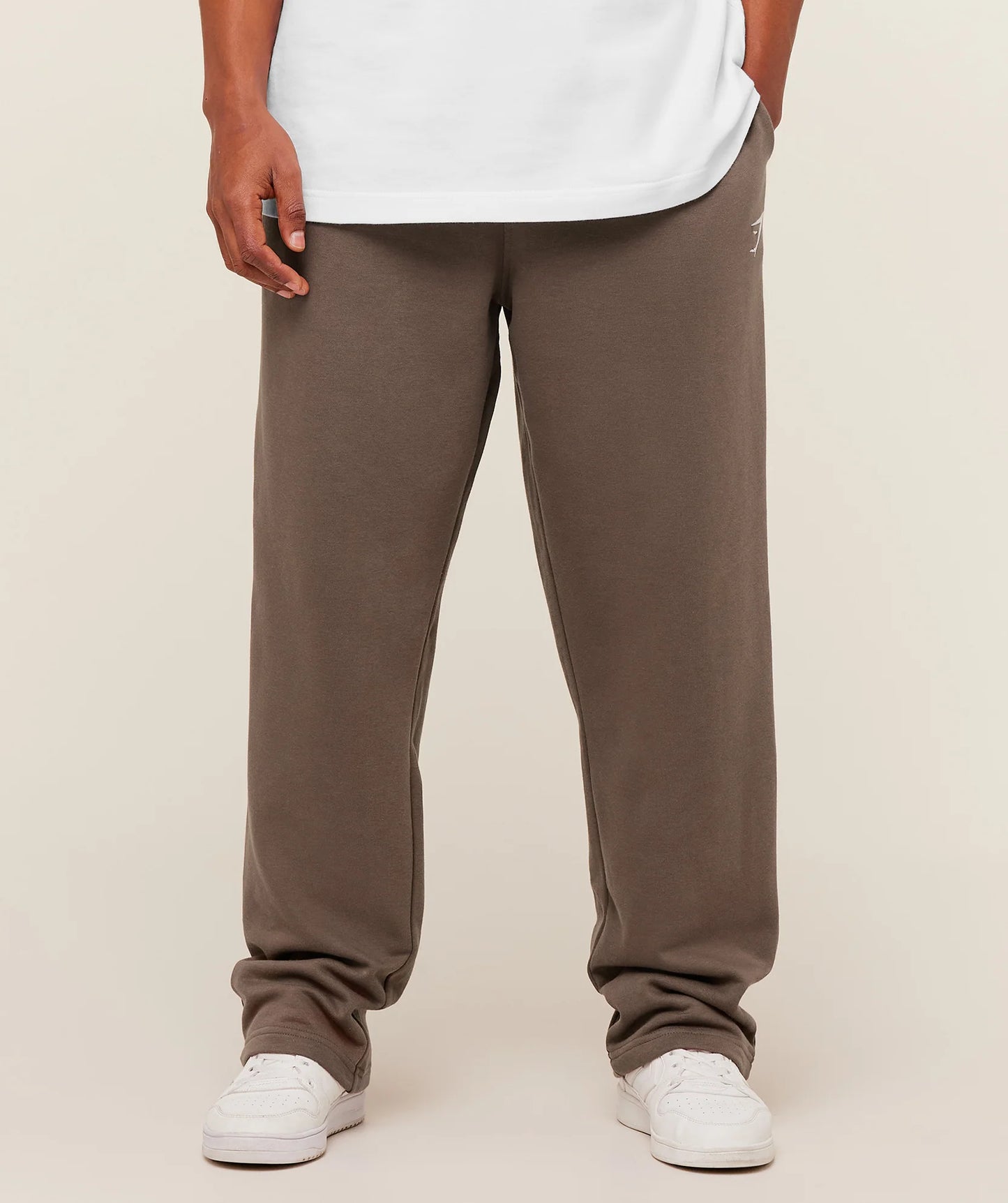 Jogger Bordado Recto - Café