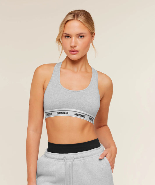 Bra Elástico Racerback - Gris