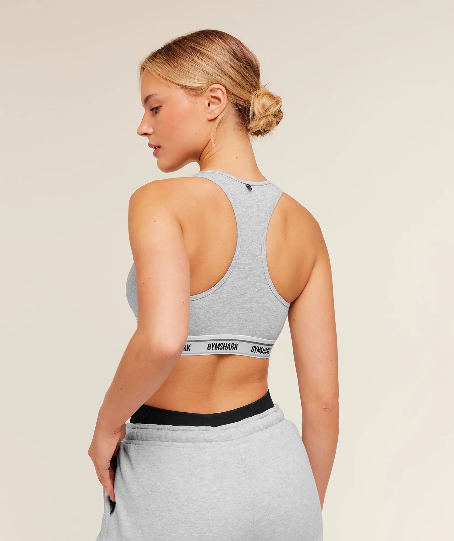 Bra Elástico Racerback - Gris