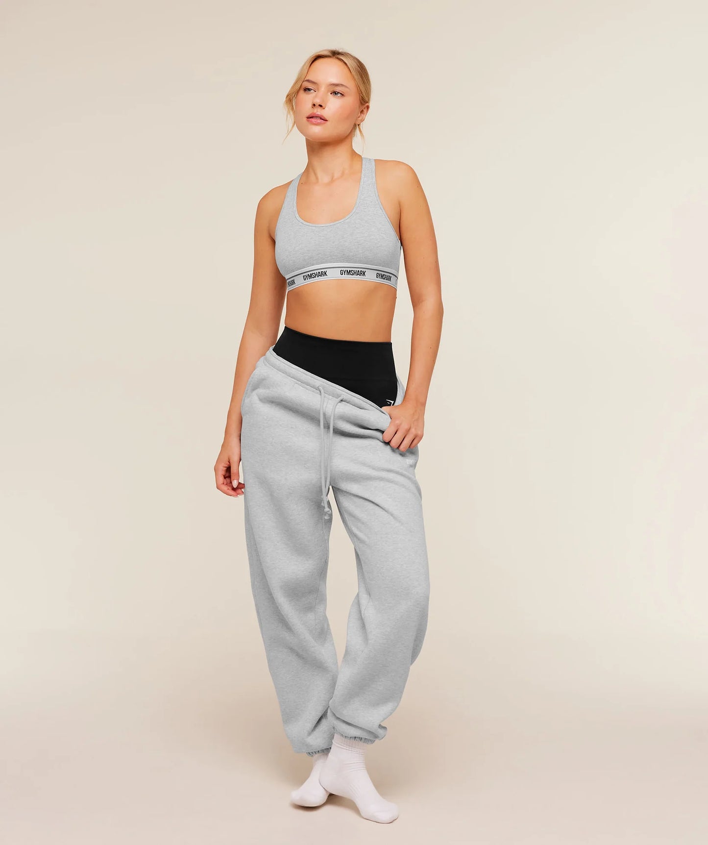 Bra Elástico Racerback - Gris