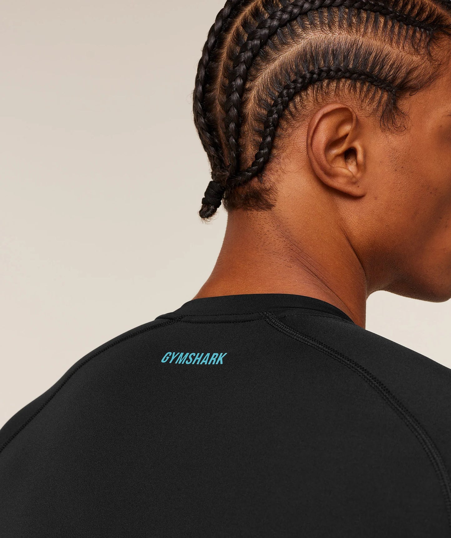 Playera Compresión Element - Negra/Azul