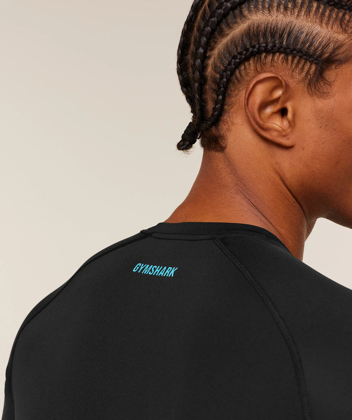 Playera Compresión Element - Negra/Azul
