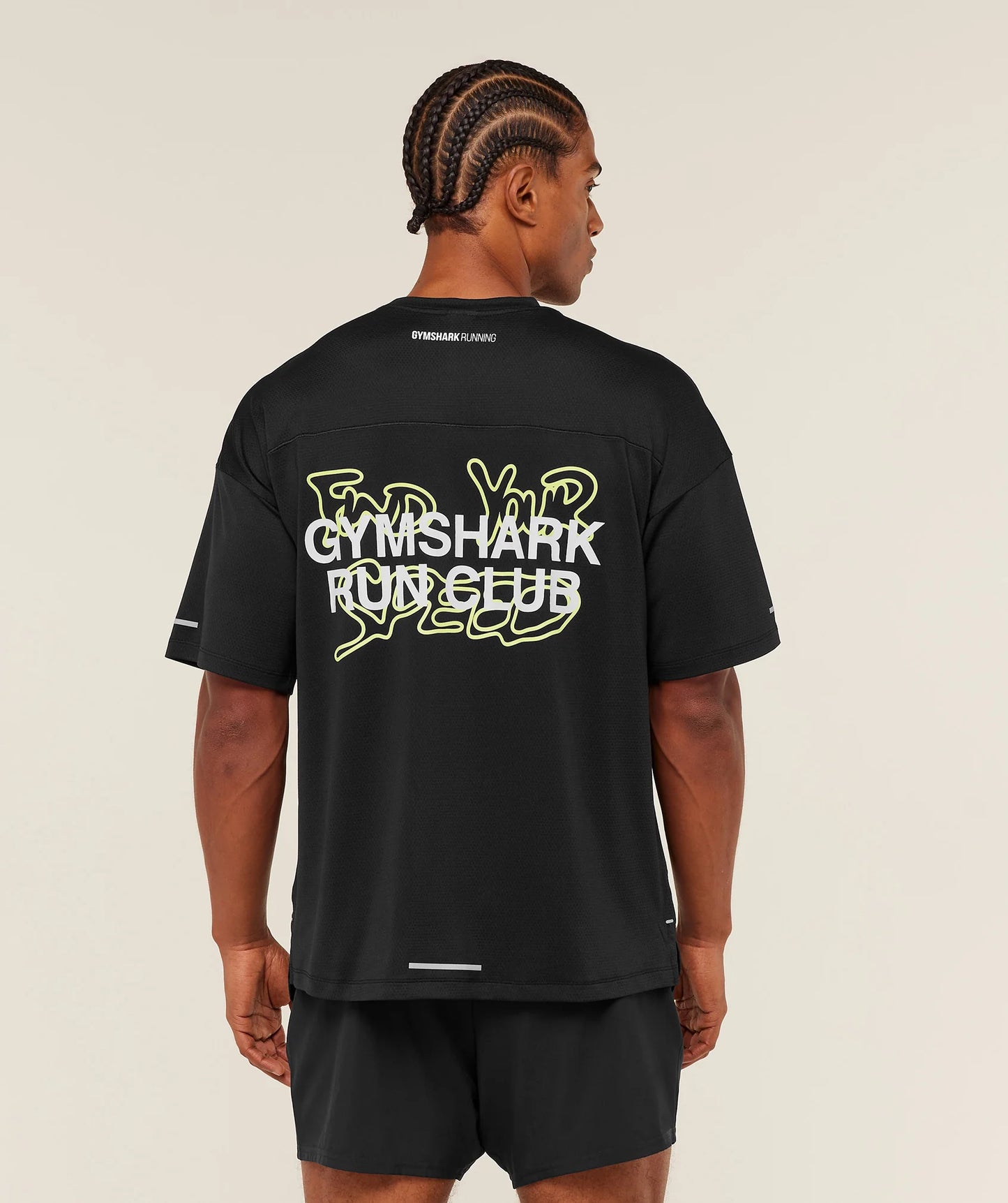 Playera Para Correr - Negra