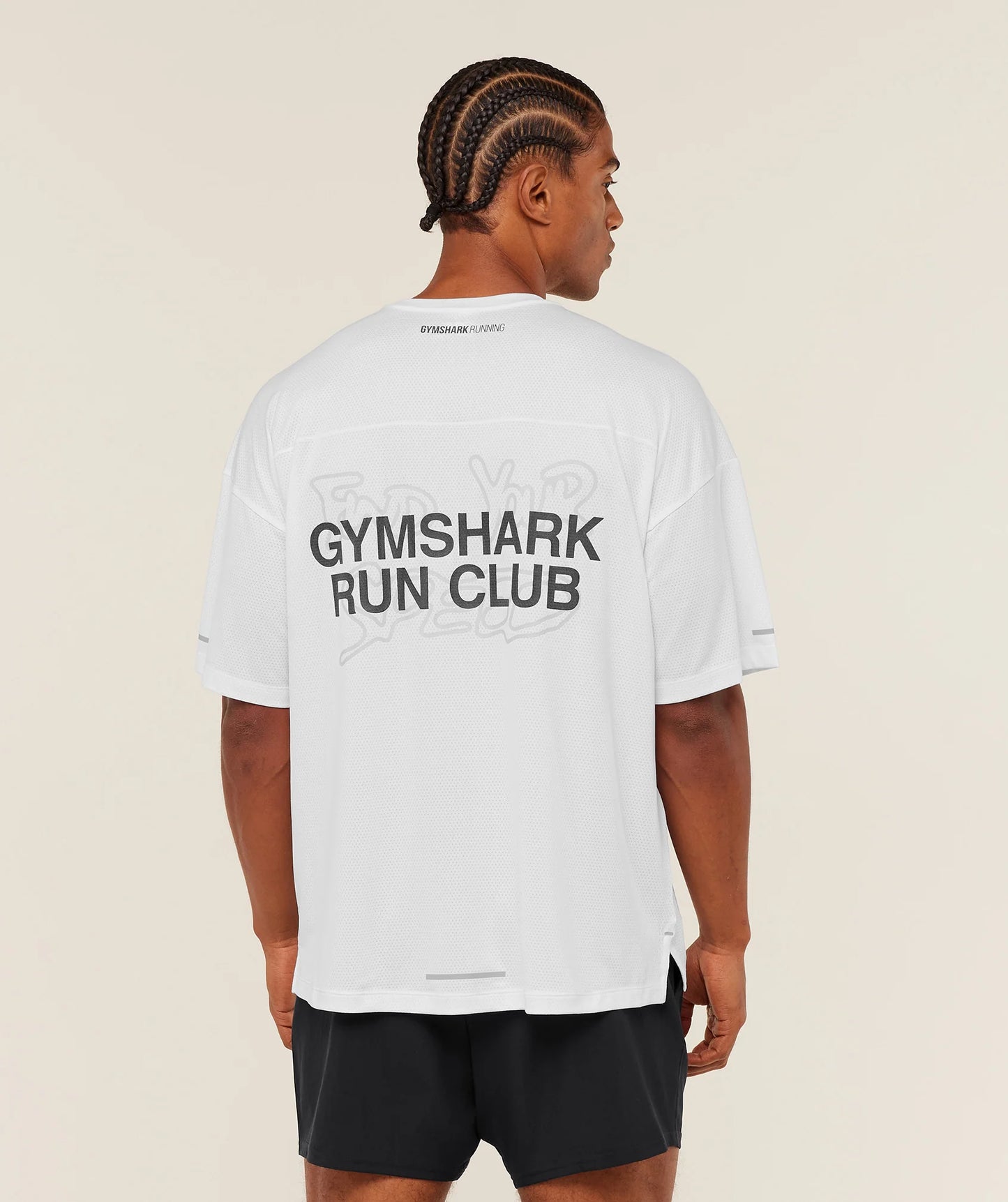 Playera Para Correr - Blanca