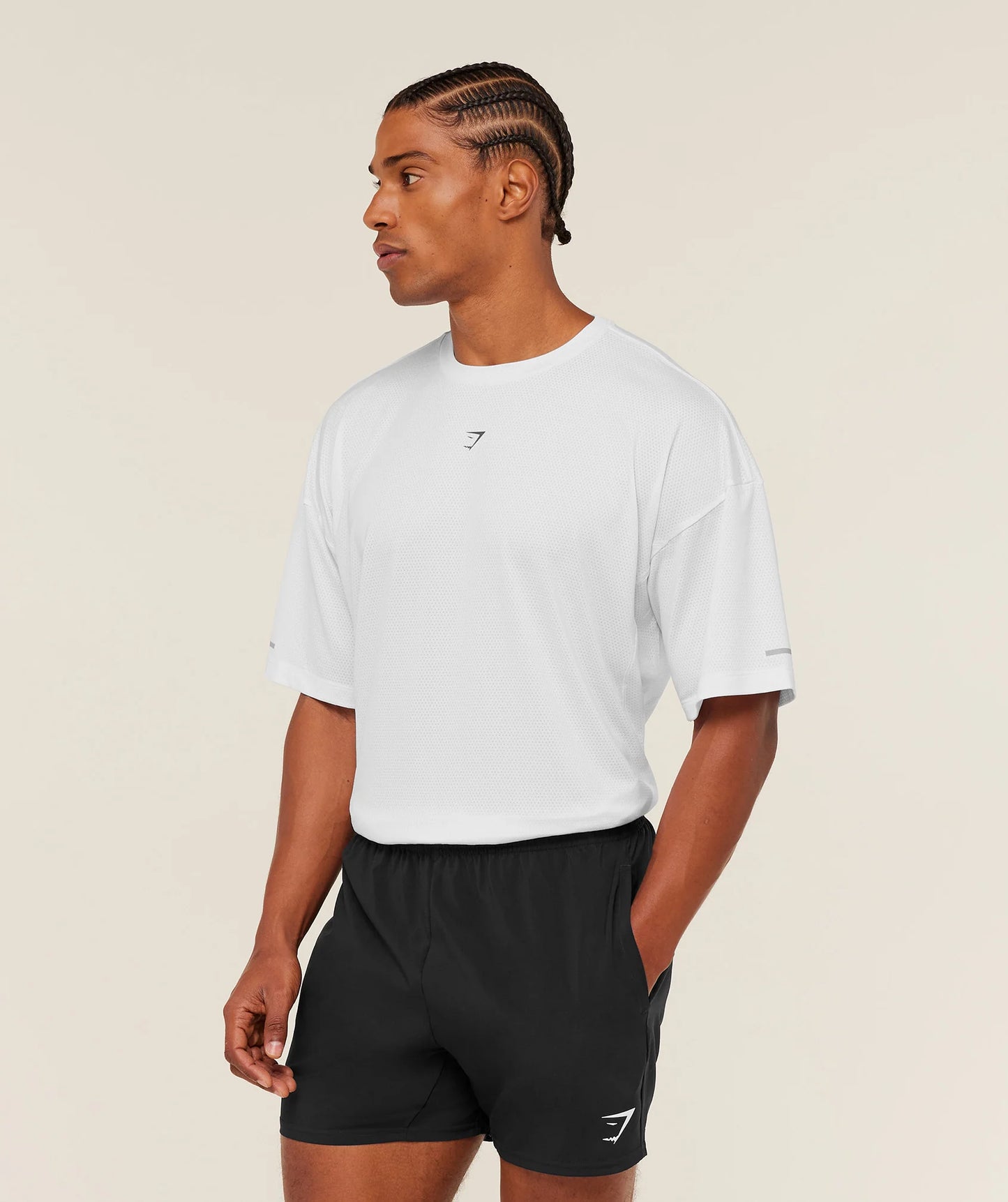 Playera Para Correr - Blanca