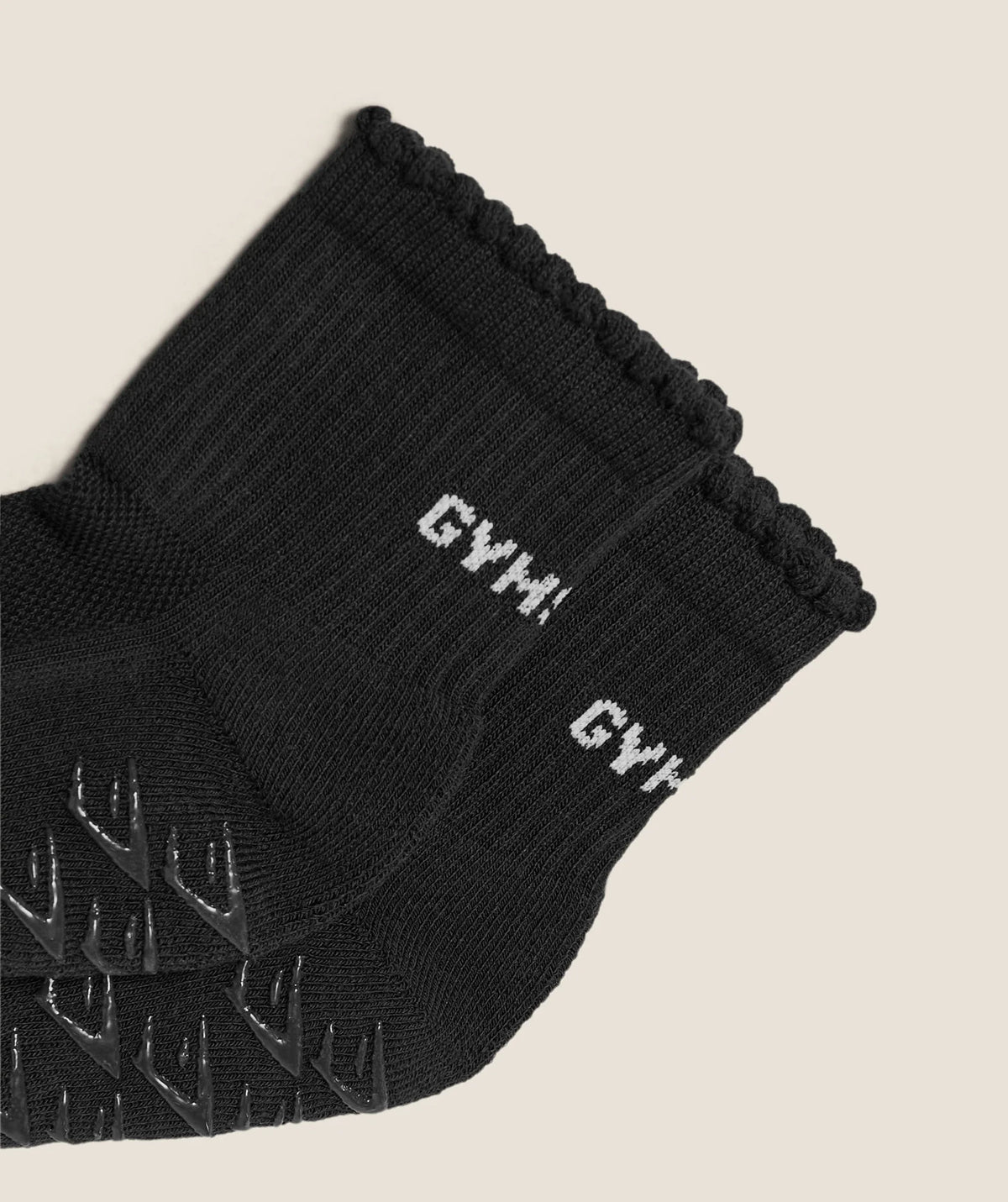 Calcetas Pilates Con Grip x1 - Negro