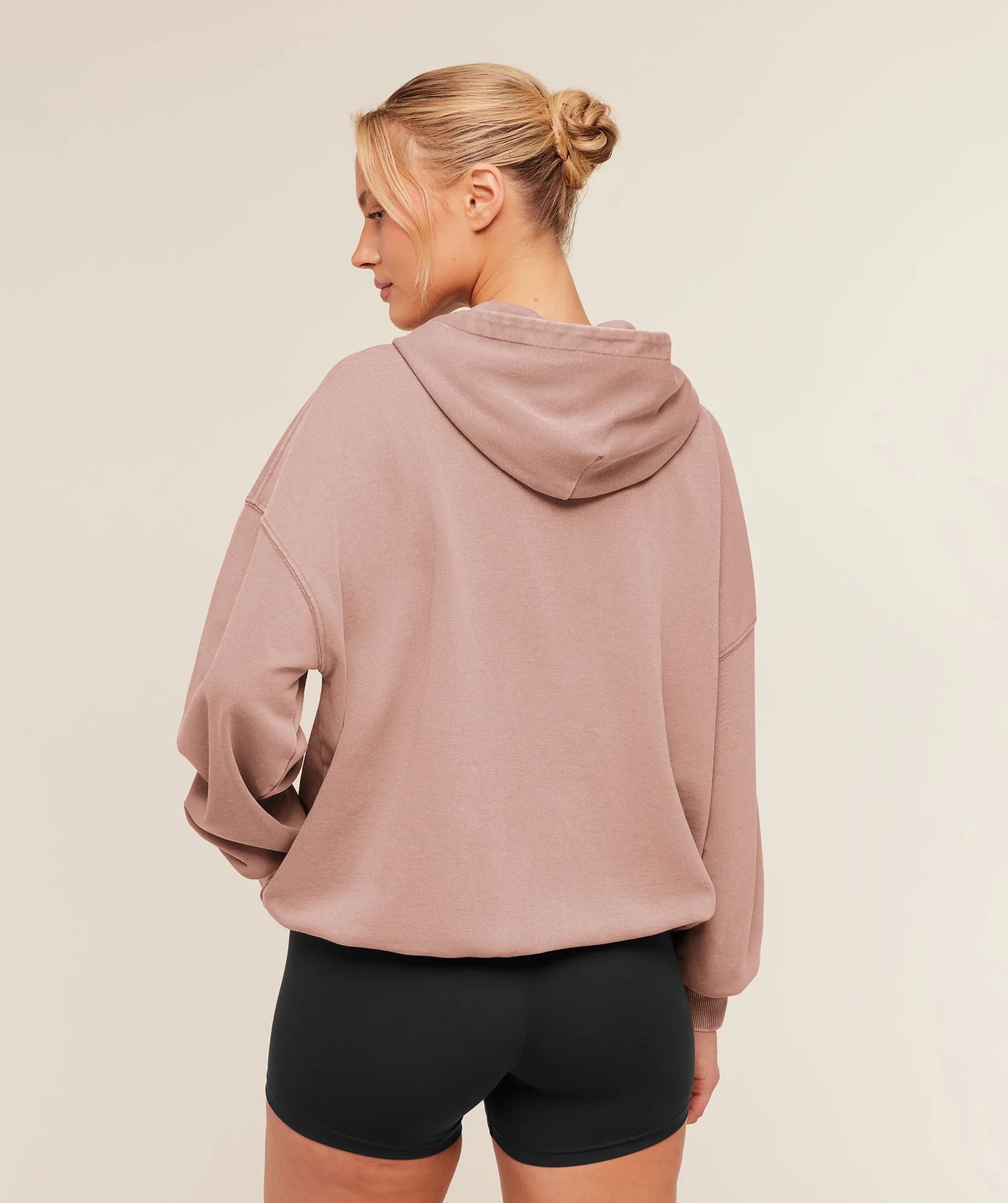 Hoodie Chainstitch - Rosa