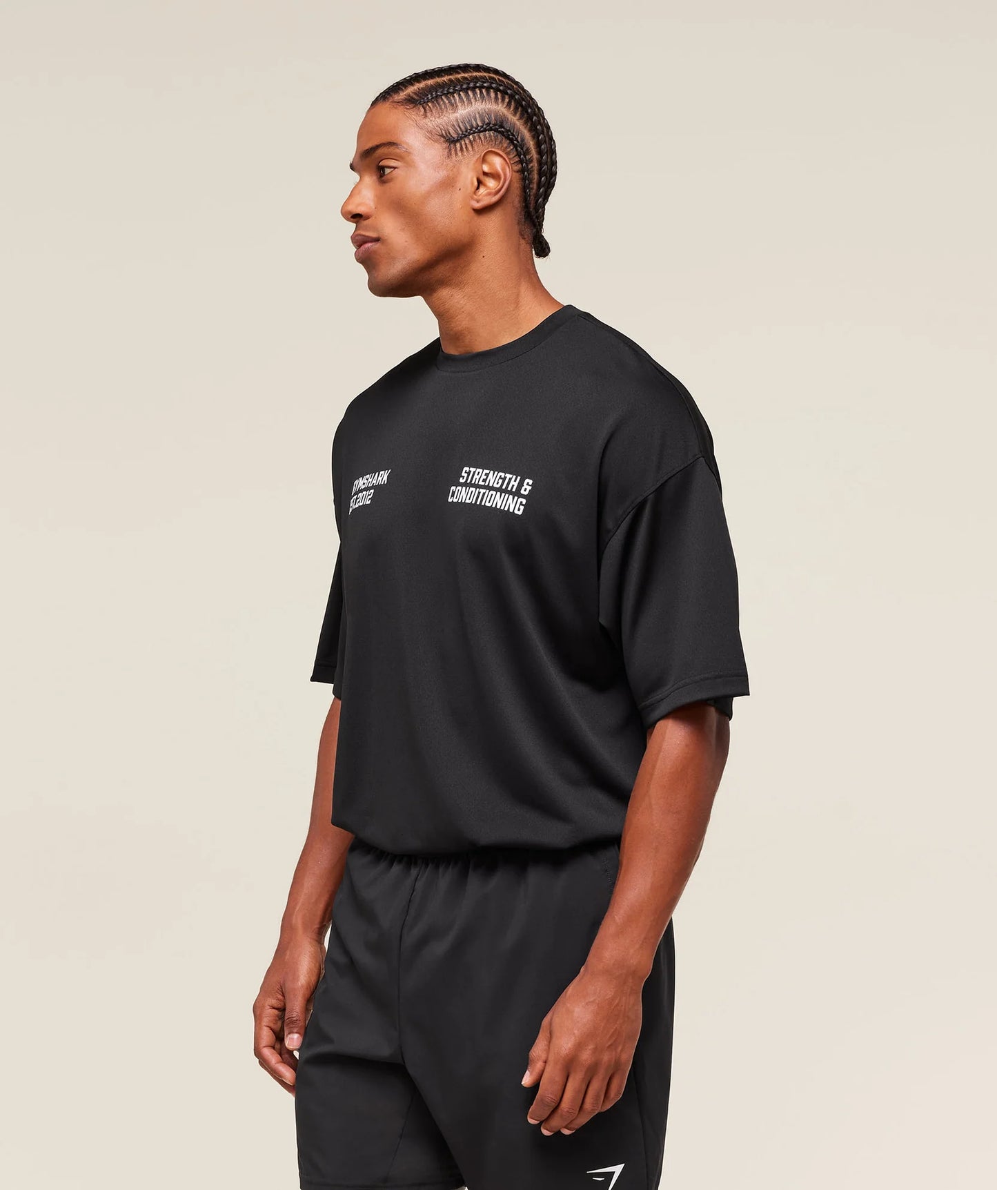 Playera Gráfica - Negra