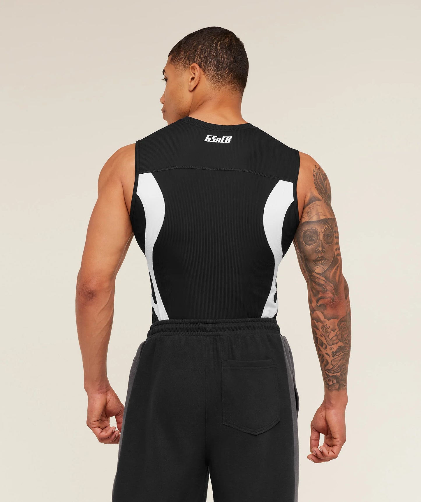Tank Compresión x Carlos Belcast - Negra/Blanca