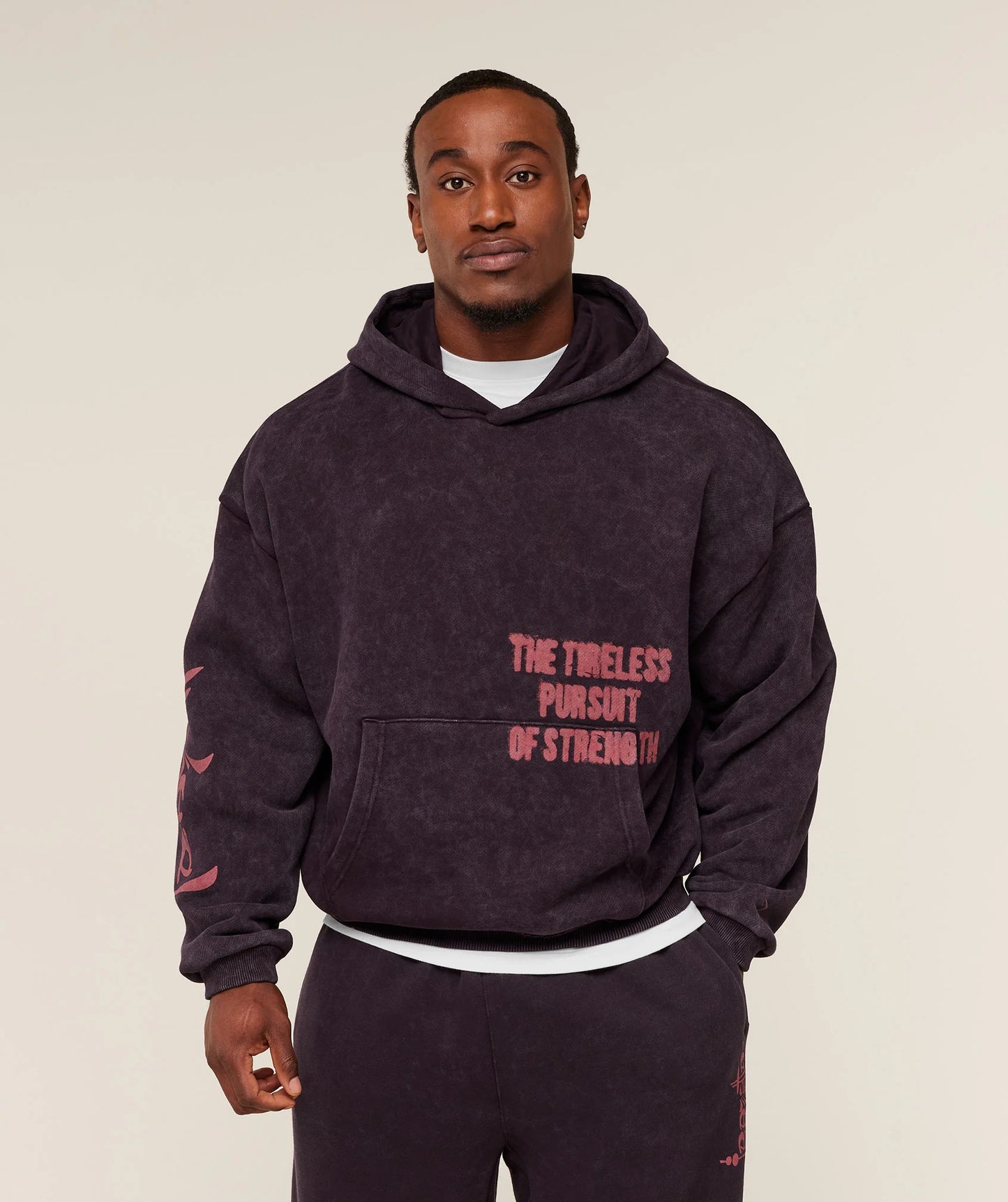 Hoodie Power Frazzeta - Negra/Rojo