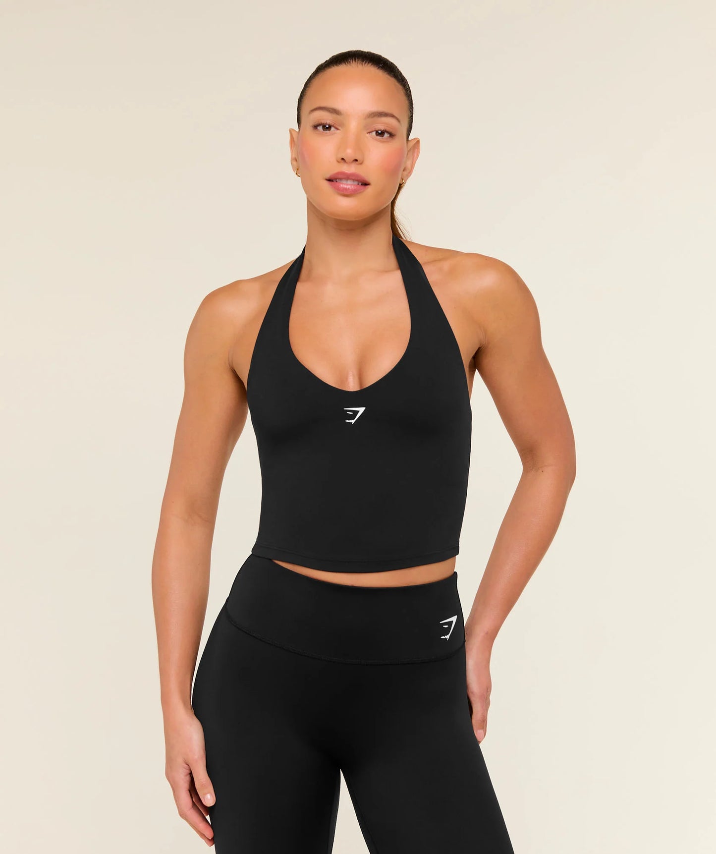 Crop Neck - Negro
