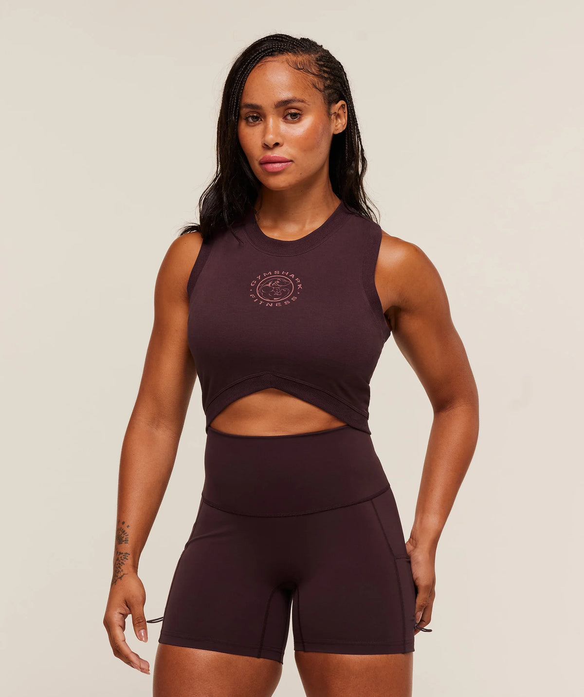 Crop top legacy - Morado