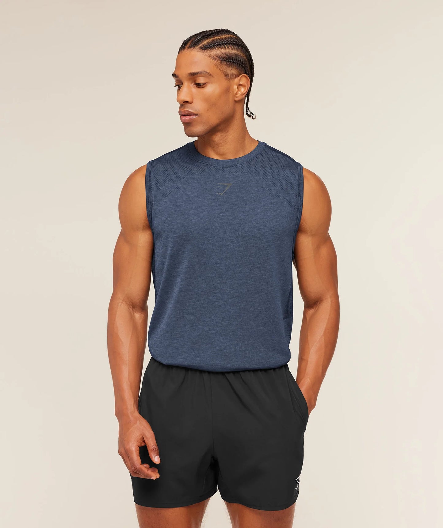 Tank Seamless - Azul