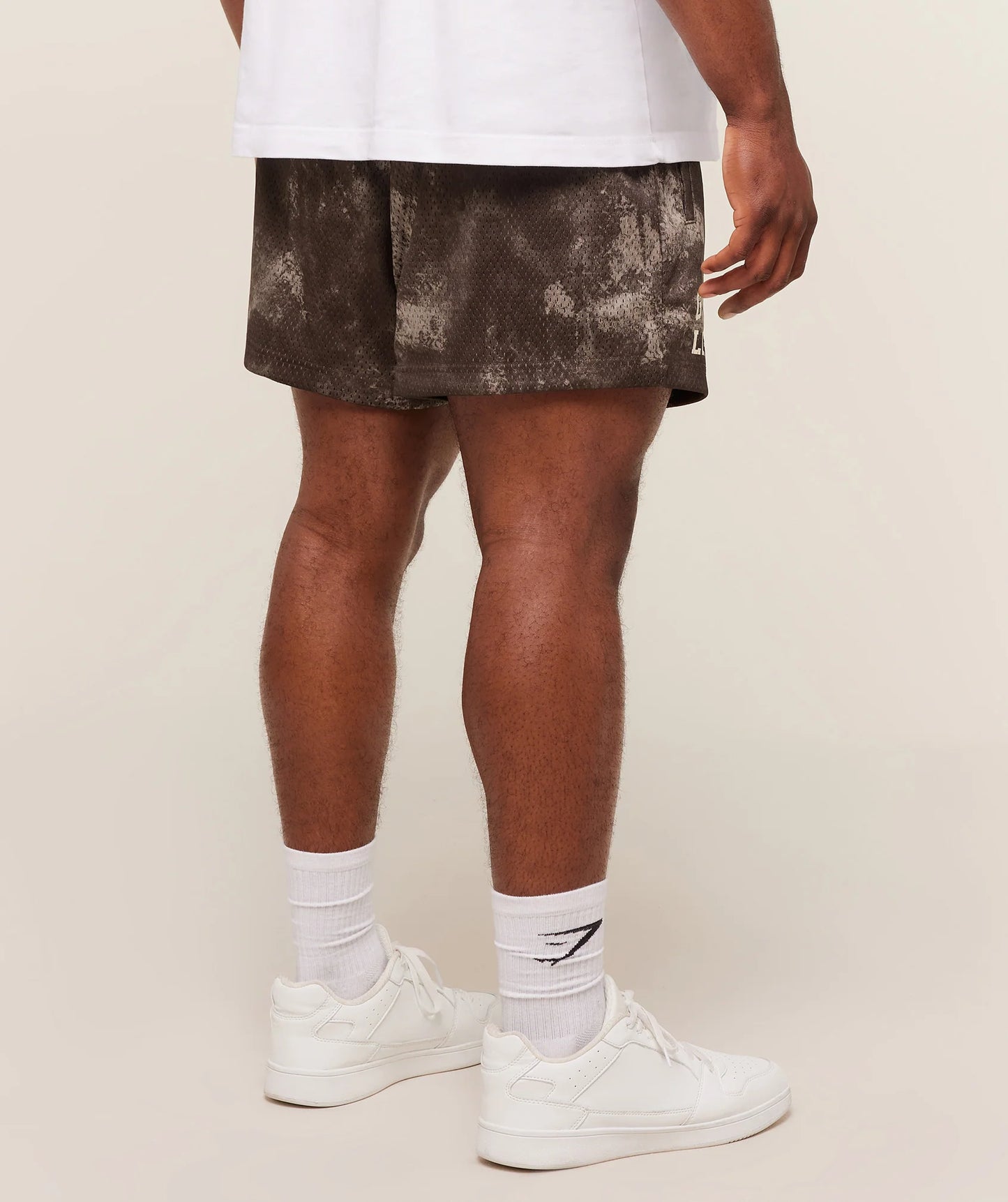Short Malla 5 - Café Camo