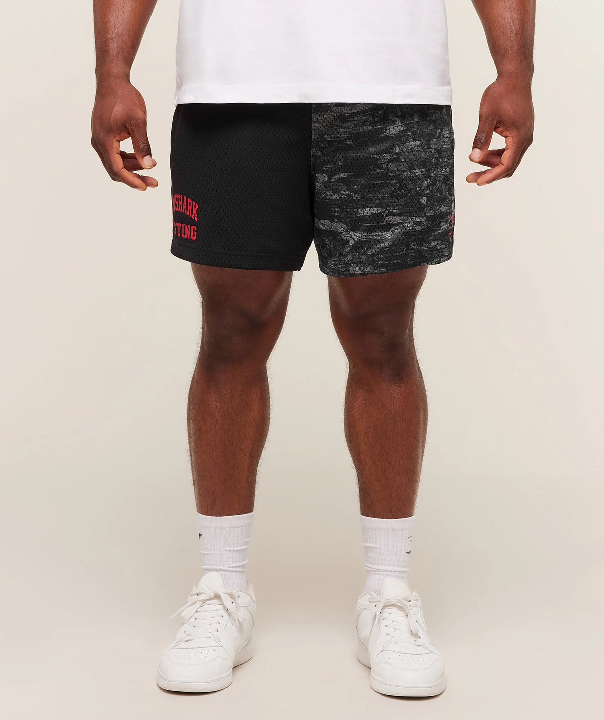 Short Malla 5 - Negro Camo