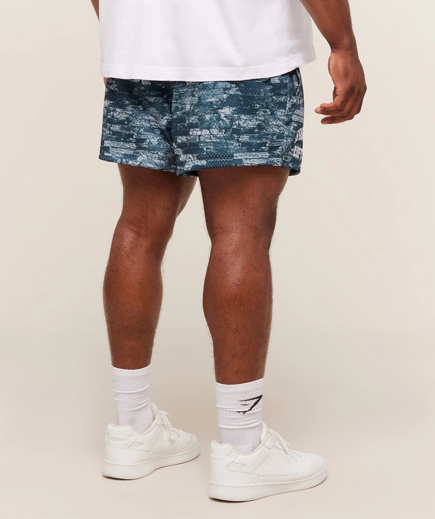 Short Malla 5 - Azul Camo