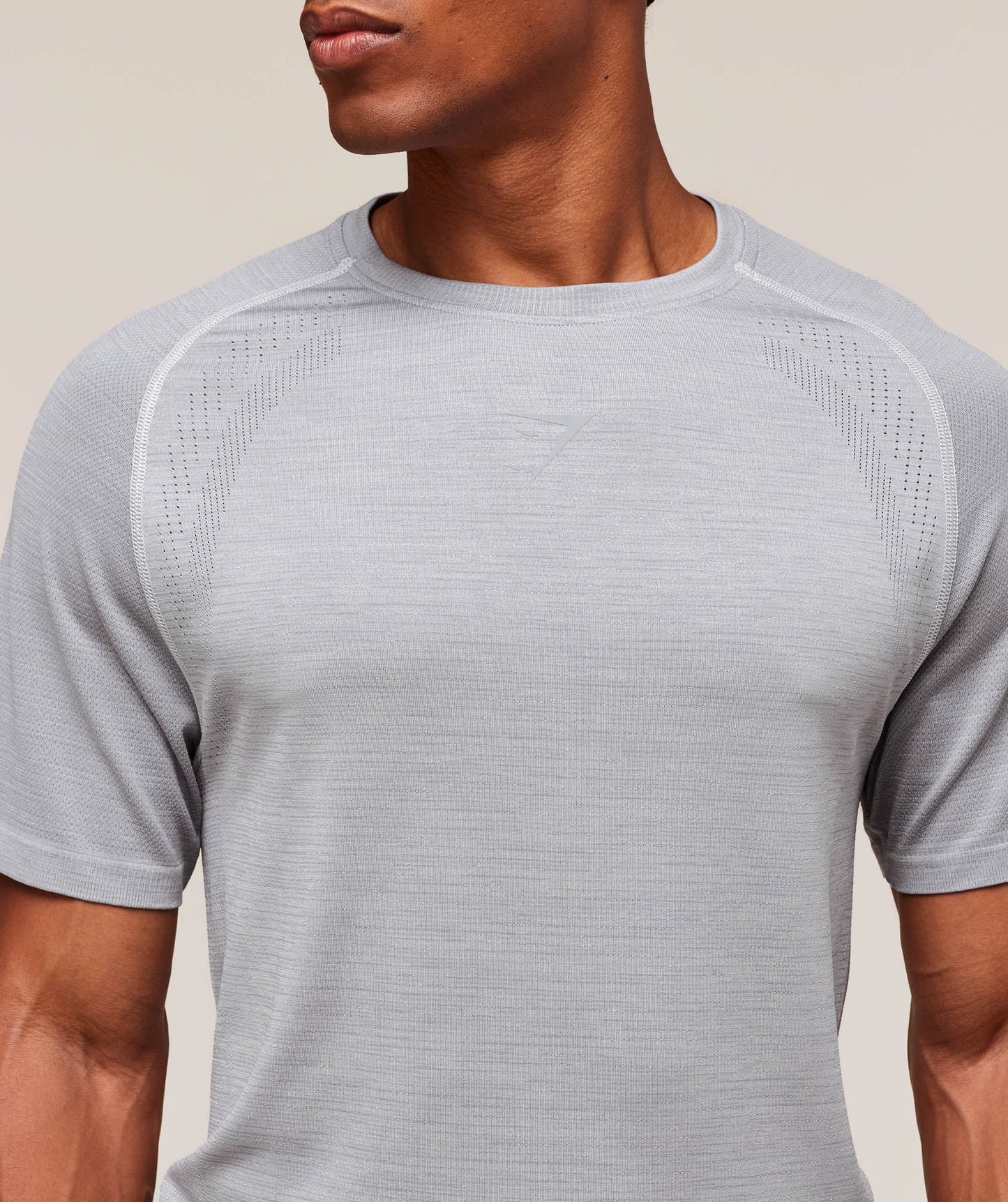 Playera Sin costuras Versatile - Gris