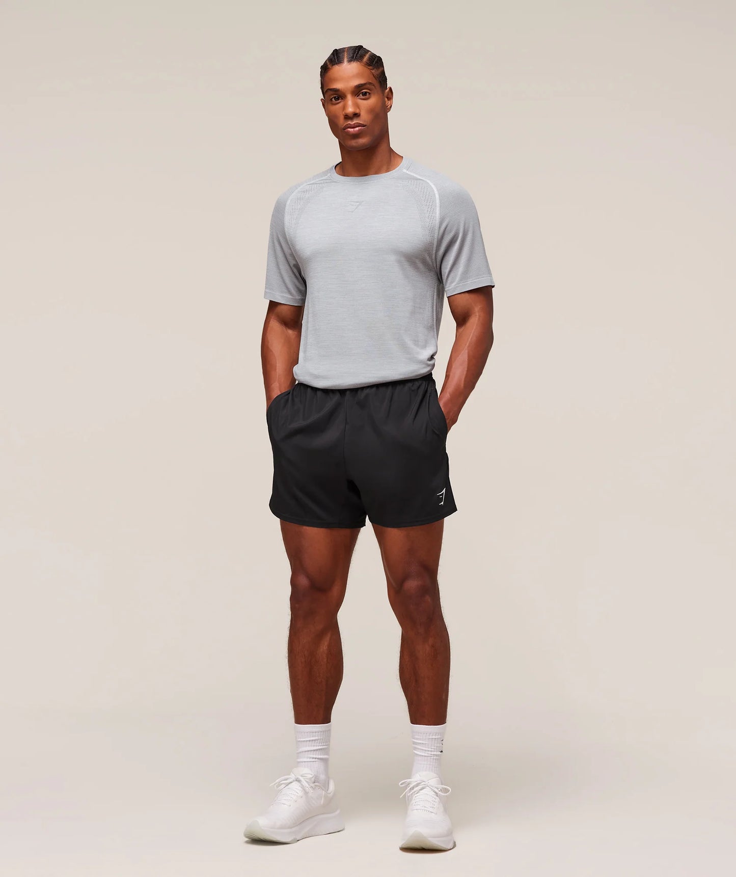 Playera Sin costuras Versatile - Gris