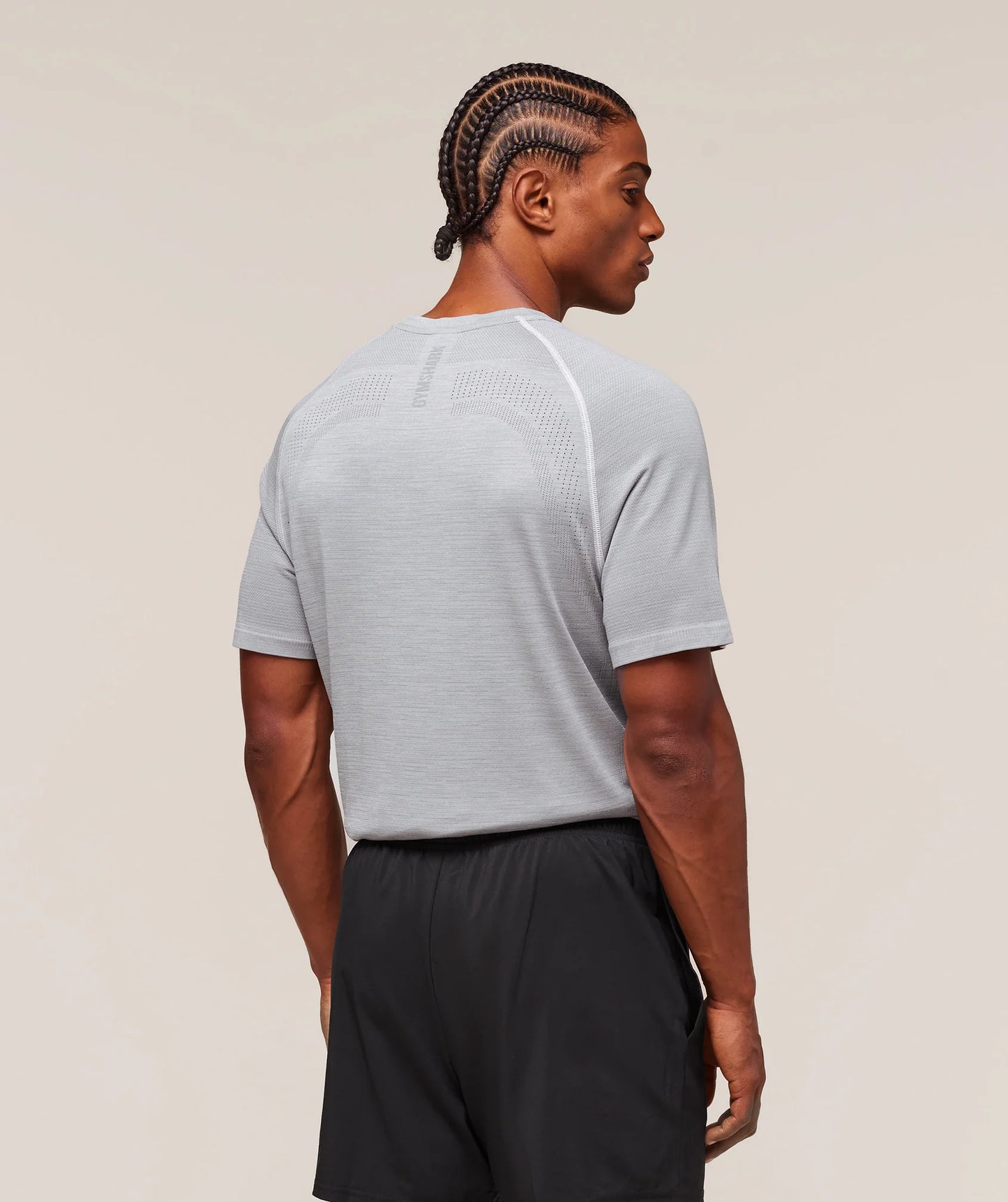 Playera Sin costuras Versatile - Gris