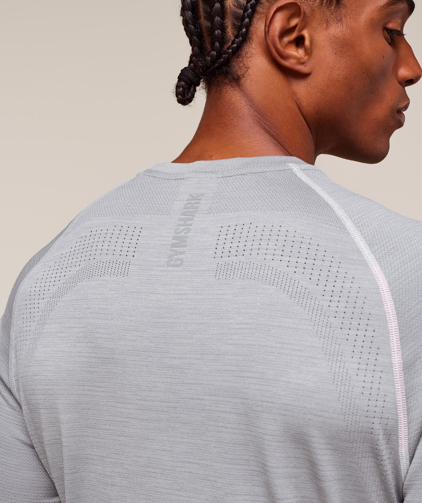 Playera Sin costuras Versatile - Gris