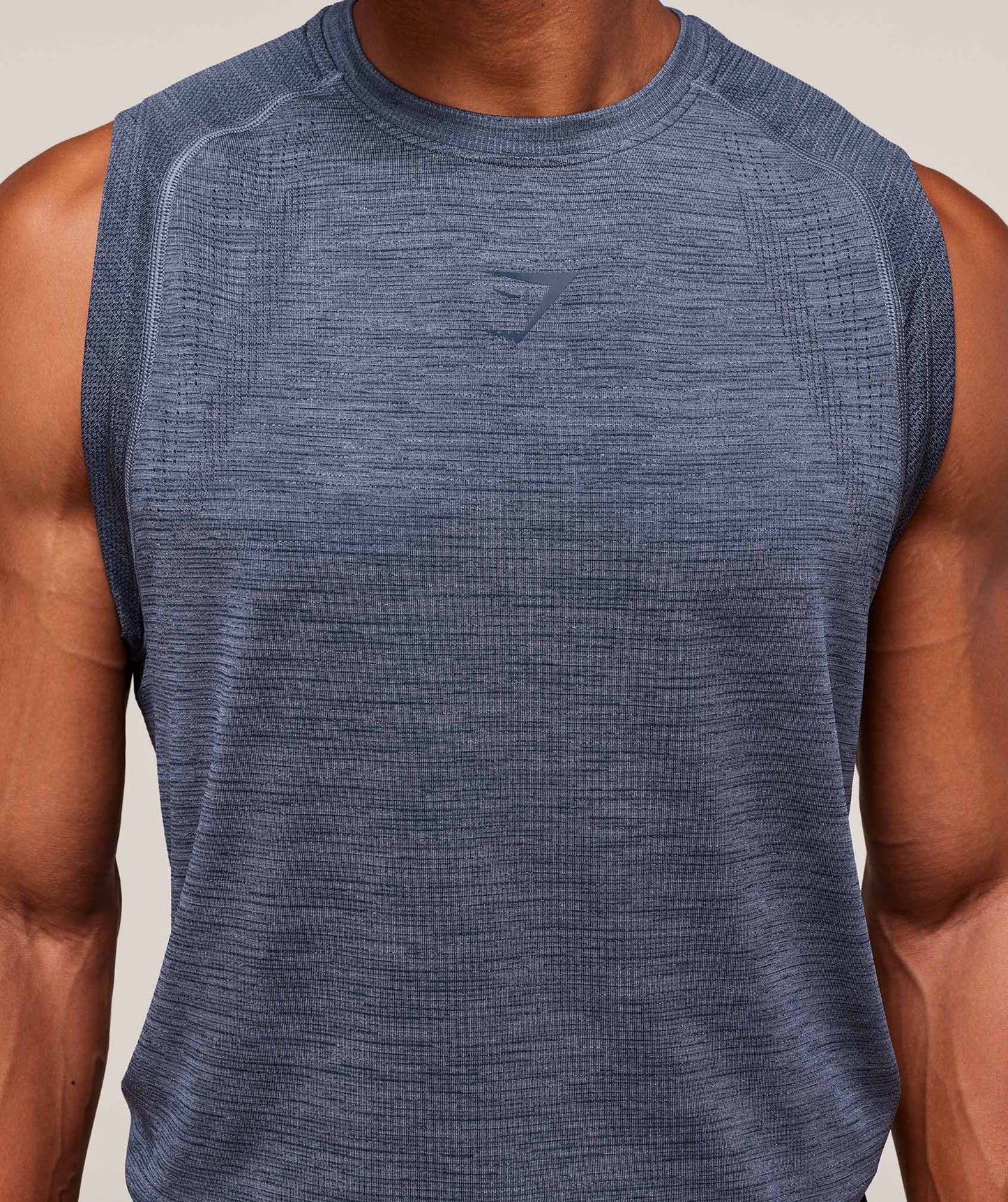 Tank Sin Costuras Versatile - Azul
