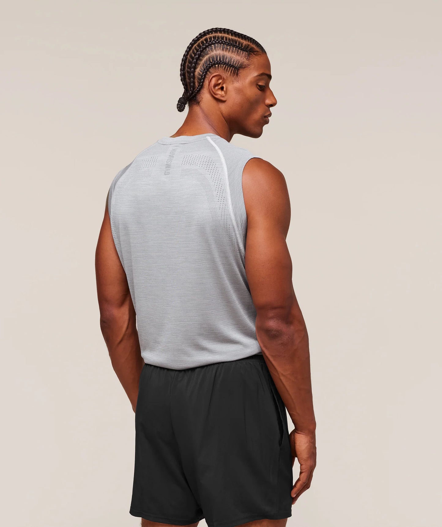 Tank Sin Costuras Versatile - Gris