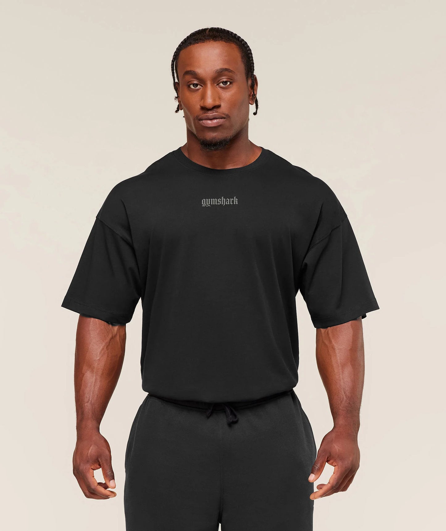 Playera Olde Oversize - Negra