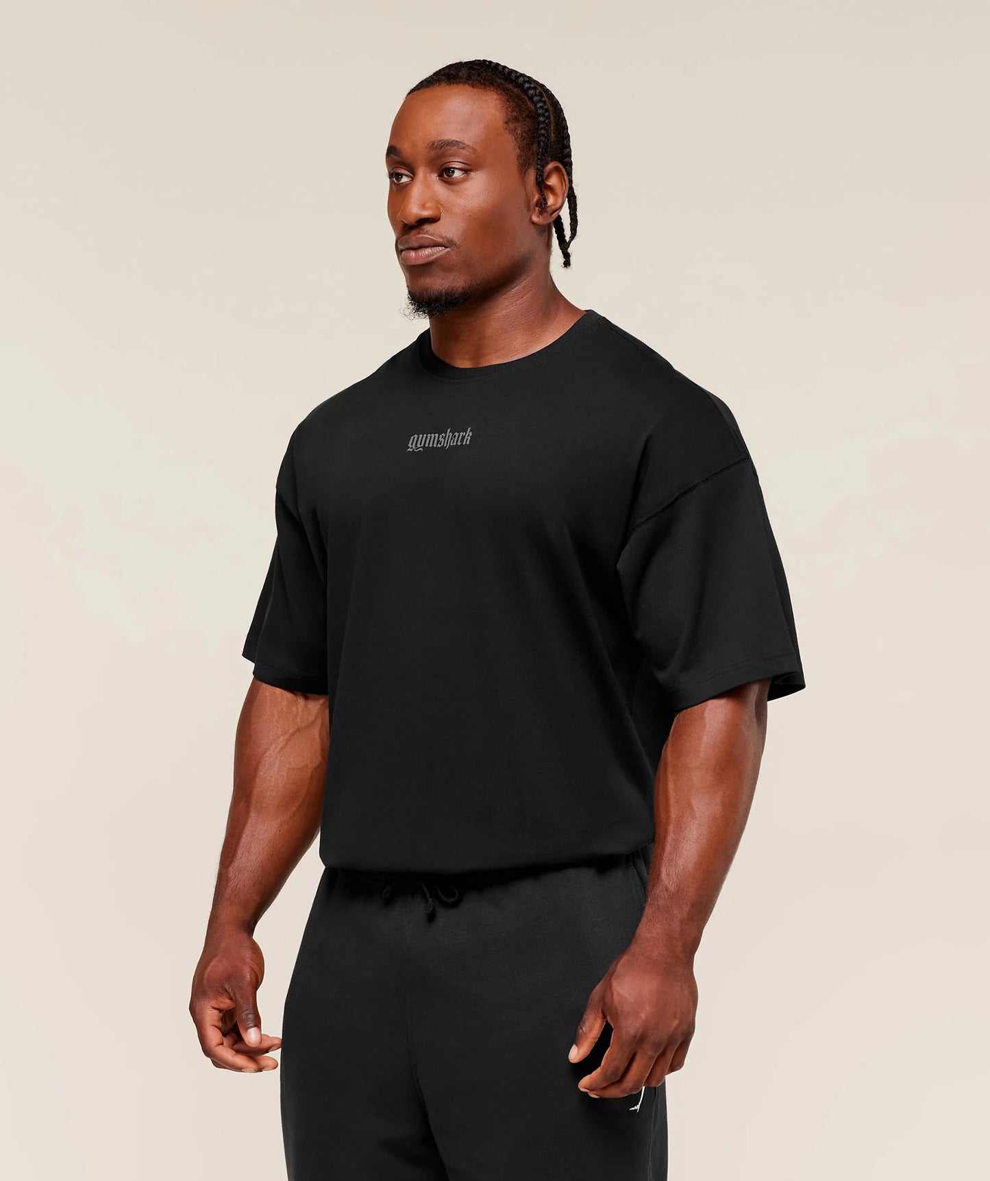 Playera Olde Oversize - Negra