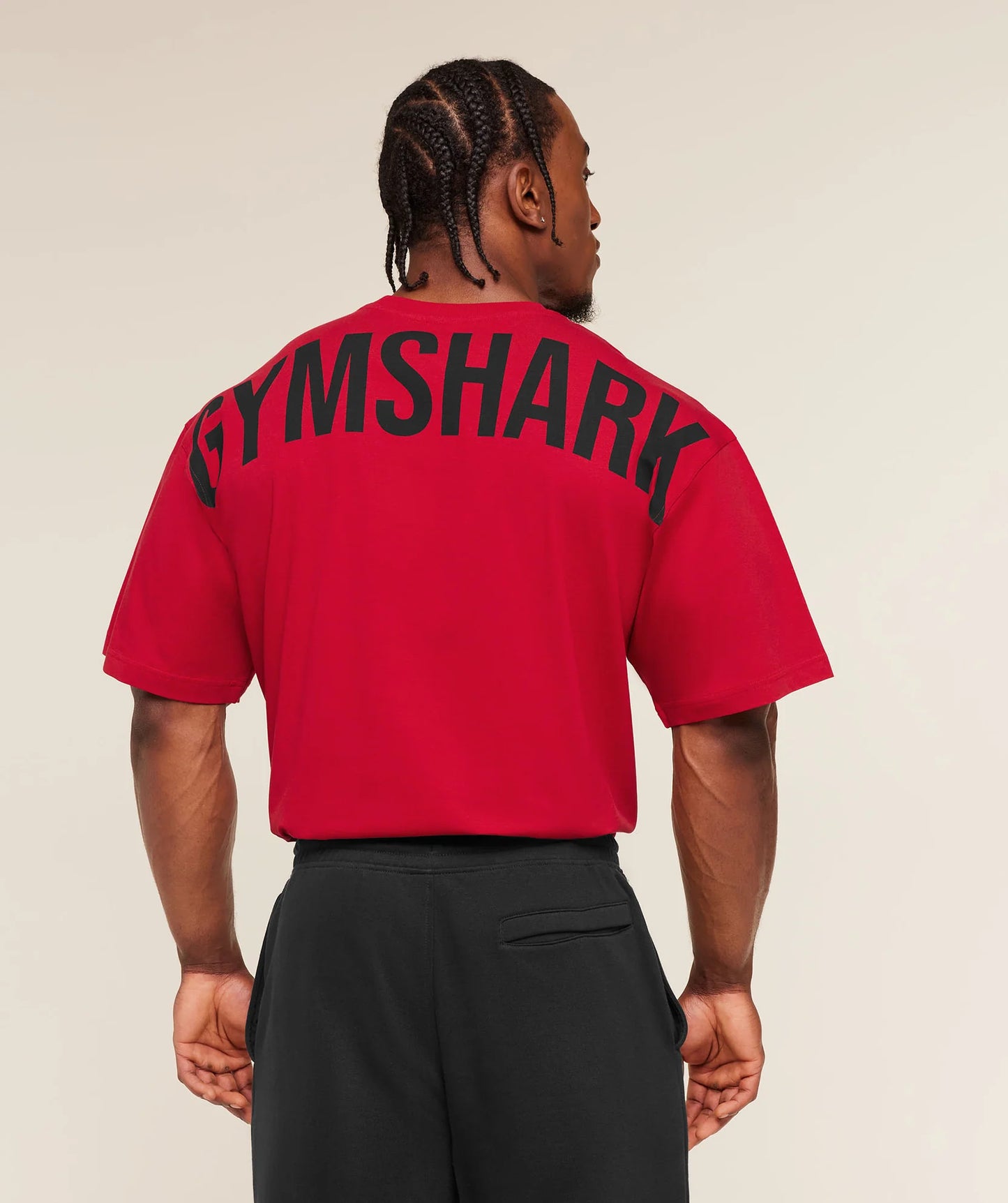 Playera Power - Rojo/Negro