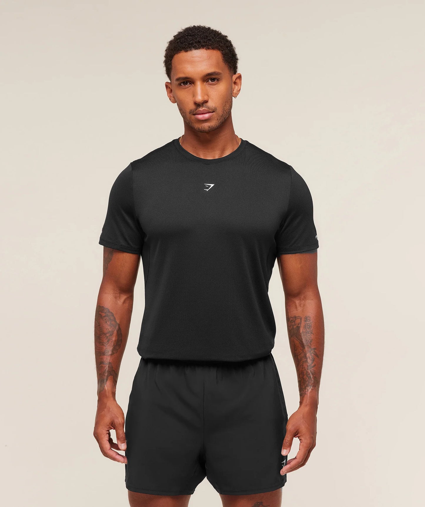 Playera Running - Negra