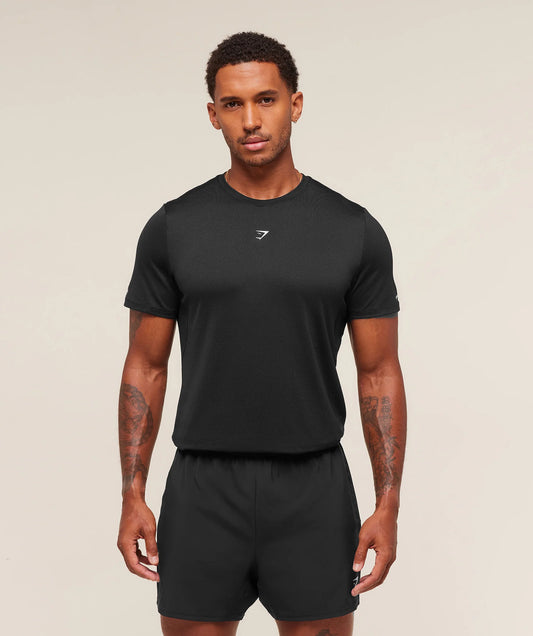 Playera Running - Negra