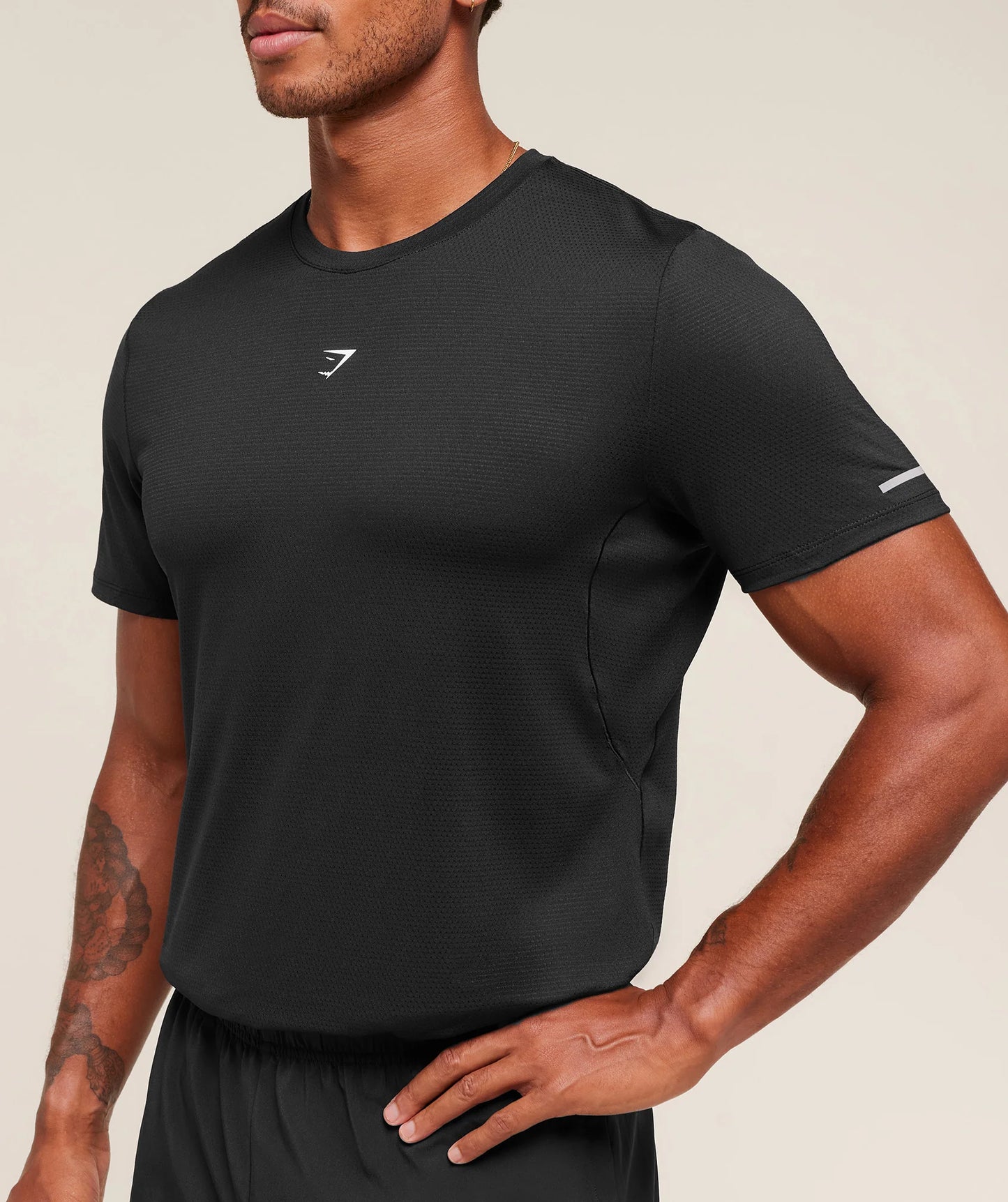 Playera Running - Negra