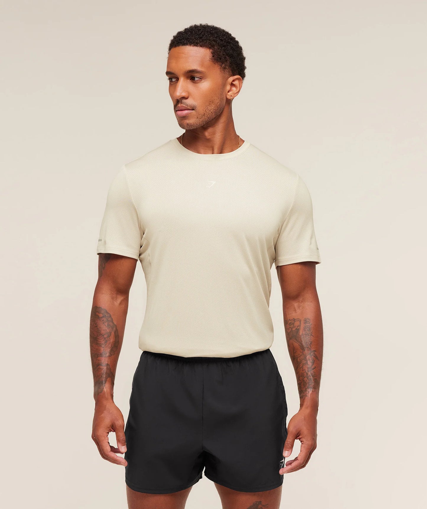 Playera Running - Beige