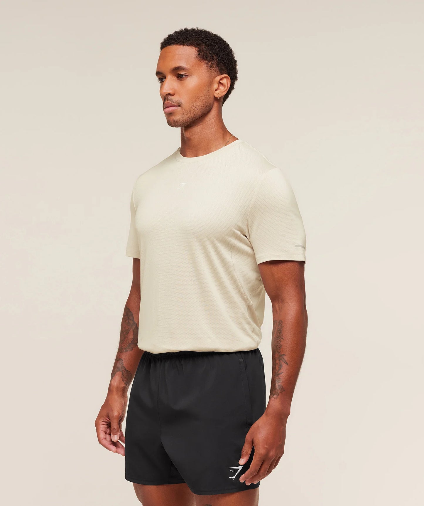 Playera Running - Beige