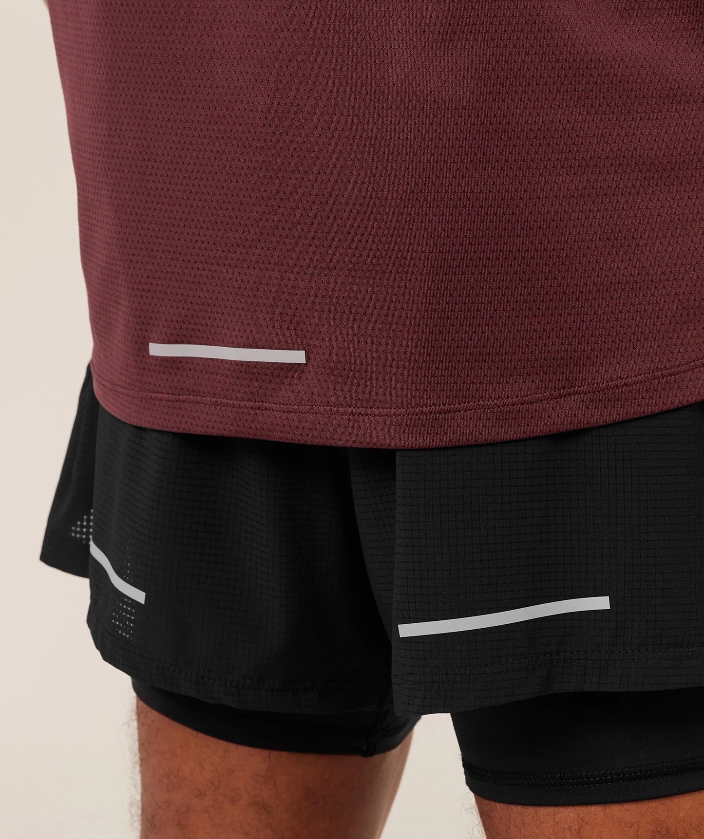 Playera Running - Marrón
