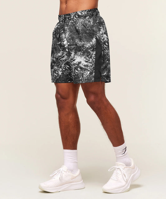 Short Deportivo 7 - Gris/Negro