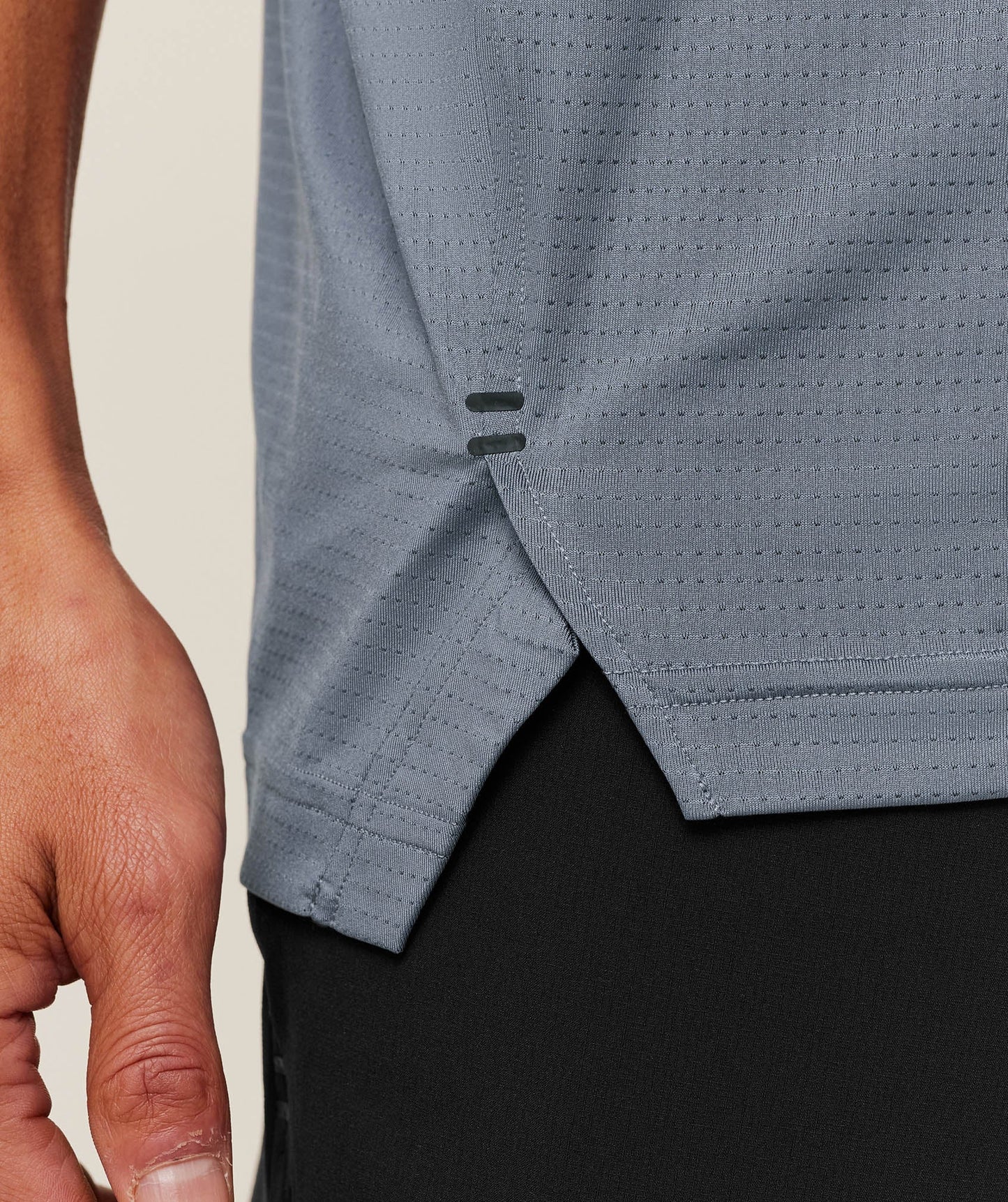 Playera Tactical Oversized - Azul