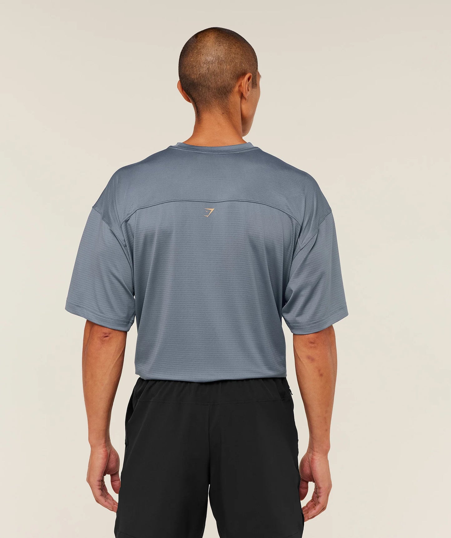 Playera Tactical Oversized - Azul