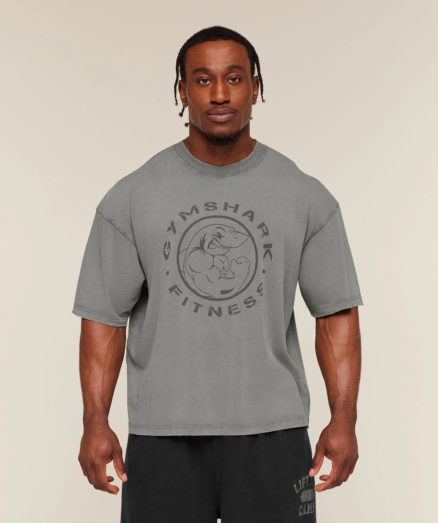 Playera Legacy Oversized - Gris
