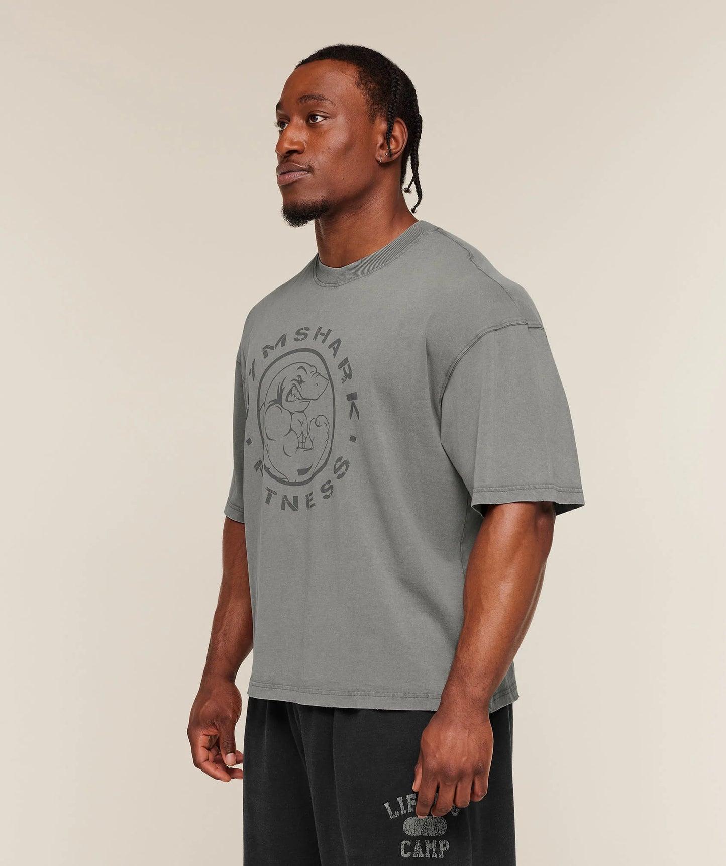 Playera Legacy Oversized - Gris